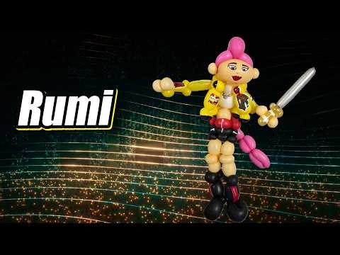 Rumi from Kpop Demon Hunters Balloon Request