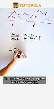 Finding Side Ratios in Similar Triangles: Geometry Tips #Math #SimilarTrianglesAndPolygons