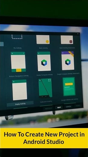How to Create a New Project in Android Studio 👨‍💻 | Beginners Tutorial | #AppTechRahul #shorts