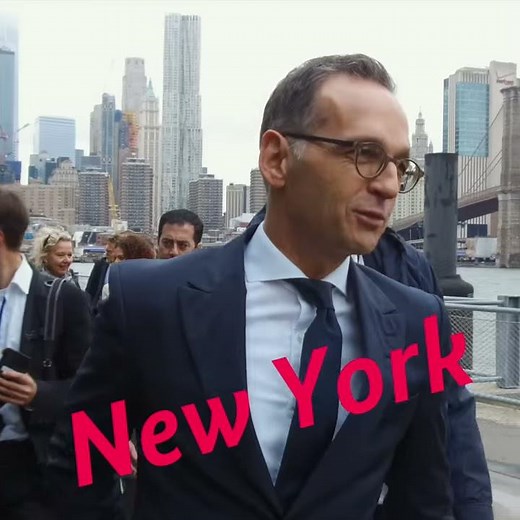 Außenminister Maas vor der UN-Generalversammlung: "Together first!"