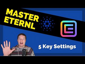 Eternl Wallet Quick Settings - Cardano