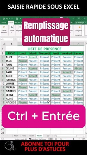 How to automatically enter data into multiple empty cells in Excel?
