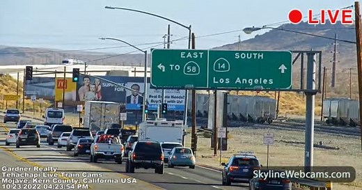 【LIVE】 Webcam Tehachapi Railroad | SkylineWebcams