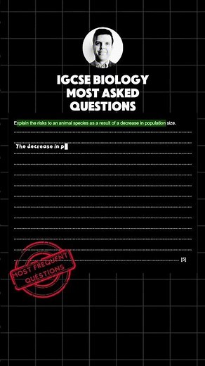 🔴 IGCSE Biology Predicted Questions for 2026 Exams - Ecology (conservation)