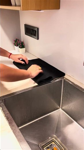 How To Keep Kitchen Counter Dry — Dish Drying Mat 🧼