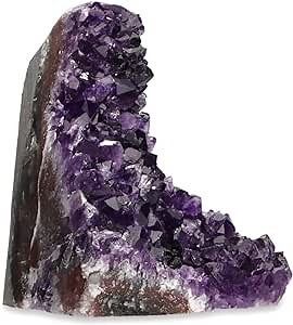Deep Purple Project Huge A Grade Amethyst Crystal Geode from Uruguay 1.5 lb to 2.2 lb Premium Gift Box Perfect for Collectors