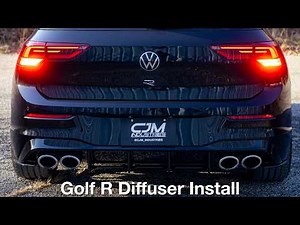 VW MK8 Golf R Rear Diffuser Install | Step-By-Step How-To | CJM Industries