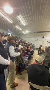 Packed house in Saint Anthony, SD! #angus #auction | Dave Mullins