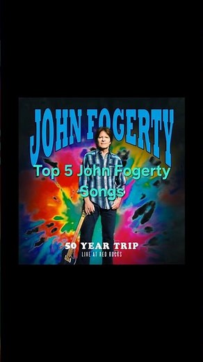Top 5 John Fogerty Songs #johnfogerty #rootsrock #rocknroll #swamprock #rock