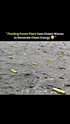 Knowledge Matrix | This floating system turns the motion of the sea into clean electricity using two connected parts, a platform on the surface and a... | Instagram