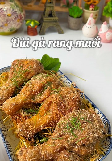 Đùi gà rang muối kiểu KFC ngon miệng dễ làm