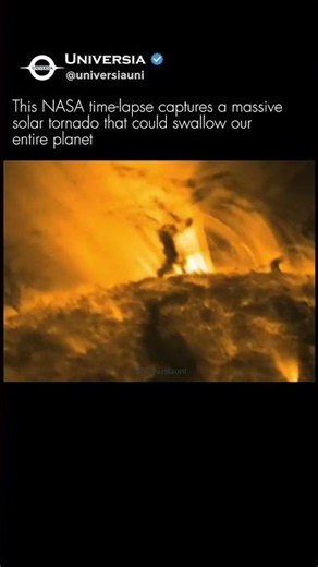 NASA's SDO Satellites Just Tracked a Colossal Solar Tornado