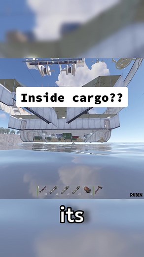 Bocchi Glitching Inside Cargo in Rust - Insane Rust Gameplay