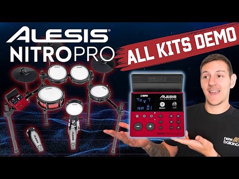 Alesis Nitro Pro - All Kit Sounds Demo (36 Preset Kits)