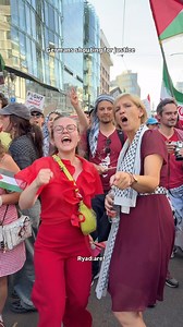 60K views · 2.2K reactions | German women shouting for Gaza… this is what a living conscience looks like ألمانيات يهتفن من القلب لغزة… هذا هو الضمير الحي | Ryad Aref | Facebook
