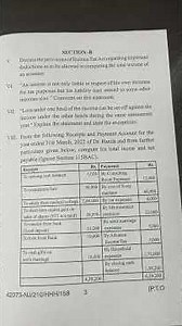 Direct Tax Law Paper for M.Com Third Sem #oldquestionpapers