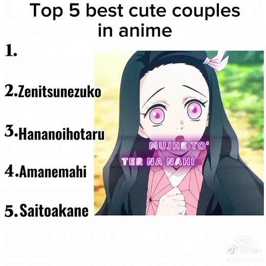 Top 5 Best Couples in Anime
