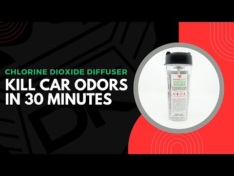 Kill Car Odors in 30 Minutes - Chlorine Dioxide Diffuser | Detail King