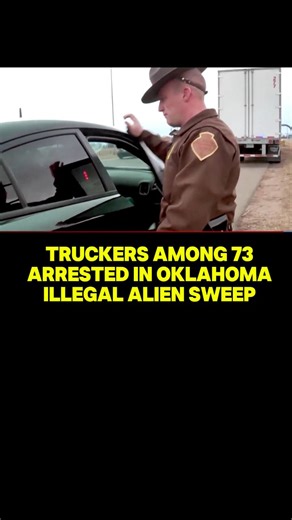 TRUCKERS AMONG 73 ARRESTED IN OKLAHOMA ILLEGAL ALIEN SWEEP 🚨 - In a sweeping enforcement action along I-40 near the Oklahoma-Arkansas border, the Oklahoma Highway Patrol—working with U.S. Immigration and Customs Enforcement under the state’s “Operation Guardian” initiative—detained 73 individuals identified as illegal aliens, including 34 commercial truck drivers • #SecureBordersNow #TruckersFirst #IllegalAliens #OklahomaEnforcement #BorderSecurityMatters #OperationGuardian #PublicSafety #Comme