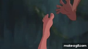 Tarzan Jane Foot Grab on Make a GIF