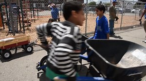 Veterans rebuild Detroit school yard