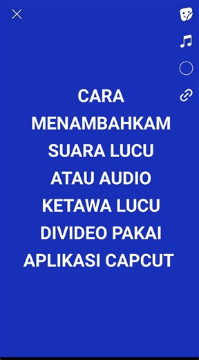 Cara menambahkan Suara ketawa lucu atau audio lucu, atau musik lucu kevideo pakai aplikasi edit capcut. Simak tutorialnya🫵 #tutorial #informasi #tipsdantrik #editing #pesanbermanfaat #kreatorfacebookpro | Tiamsa Hutabalian