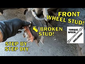 2013-2018 Nissan Altima Front Wheel Stud Replacement