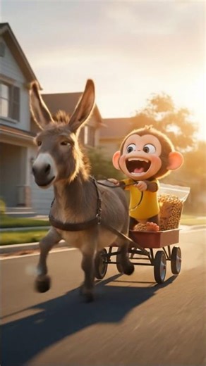 Cute Monkey Chef: Hilarious Cooking Adventure | AI Animation