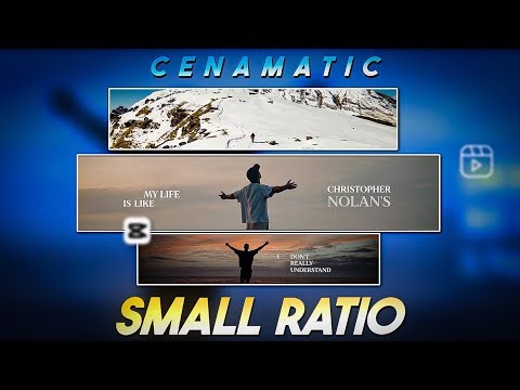 SMALL RATIO " Video Editing Tutorial 🌸