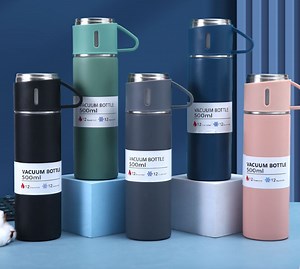 [Hot Item] Thermal Mug with 3 Cap for Promotional Gifts with Customized Logo