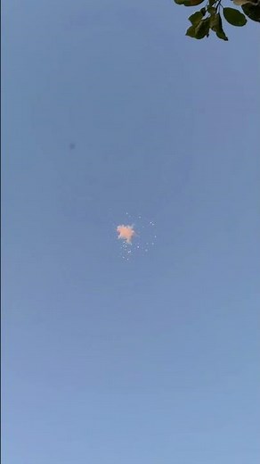 Home made firework rocket quarter stick with sparkling tail with titanium/flash powder silver ⭐️