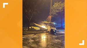 Single-engine plane crashes in Carrollton, two people on board transported to hospital