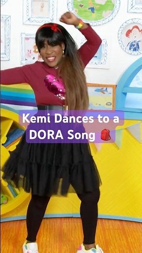 Dance with Kemi to 'It's Time to be an Explorer with Dora' in the Milkshake! Studio