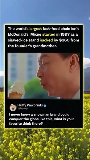 Why Mixue Is Bigger Than McDonald's! 🍦 #Business #Success #technology
