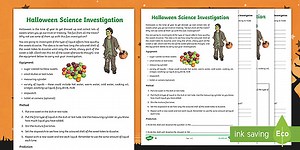 LKS2 Halloween Science Investigation