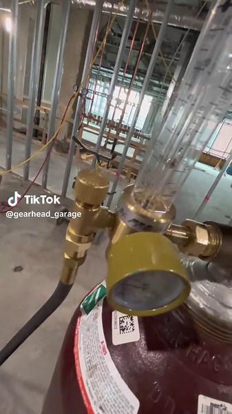 Little HVAC welding from Memphis St Jude Research hospital (yeah he’s on top of the vent)