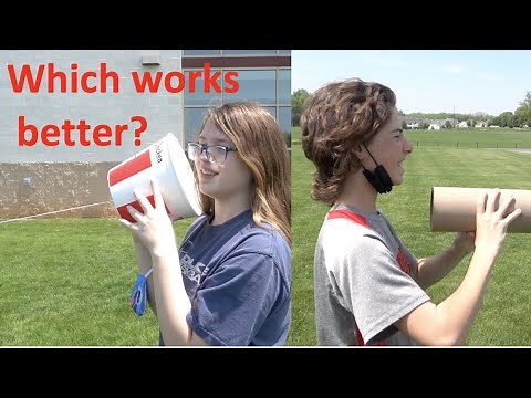 String Telephones versus Sound tubes... STEM project.... Homemade Science with Bruce Yeany