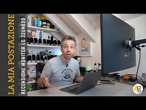 MY NEW WORKSTATION. LG 32UN880 MONITOR Review