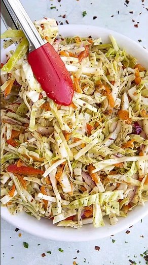 The ONLY Coleslaw Recipe You'll EVER NEED {No Mayo}
