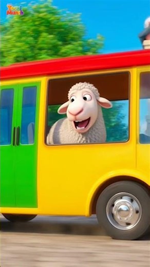 The Wheels on the Bus Says The sheep and dog says all through the town
