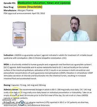 Linzess (linaclotide)- Irritable bowel syndrome with constipation- Chronic idiopathic constipation.