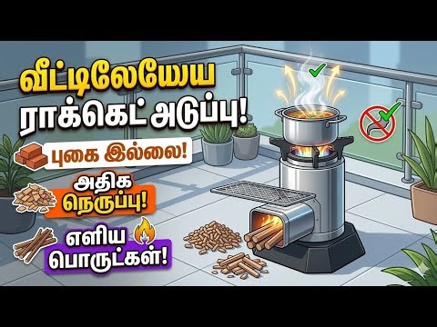 வெறும் ₹2000-ல் நீங்களே Rocket Stove செய்யலாம்! | How to make a Rocket Stove in Tamil