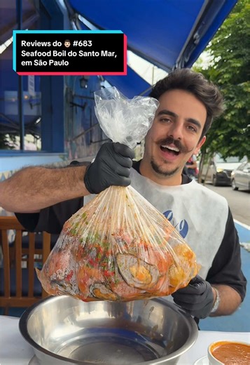 Mustache 683: Delicioso Seafood Boil no Santo Mar