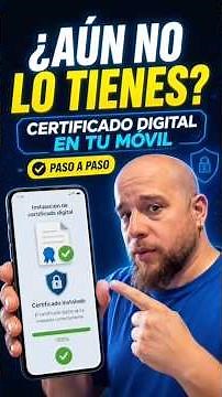 How to install your Digital Certificate on your smartphone