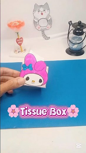 Magic Tissue Box 🌸😍 #shorts #trendingshorts #viralshorts #diy #papercraft #craft #tissue