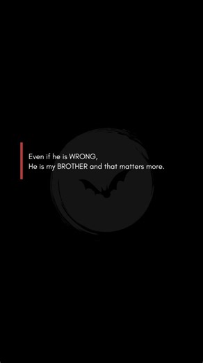 NO. ONE on Instagram: "He is my BROTHER. And that matters more. #brother #brotherhood #brocode #support"