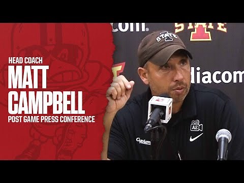 Head Coach Matt Campbell Press Conference | Post Colorado