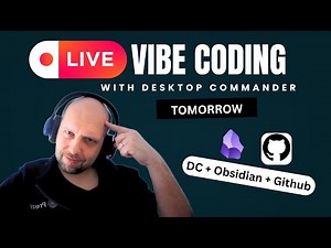Vibe Coding With Desktop Commander: Code Documentation + Obsidian + GitHub