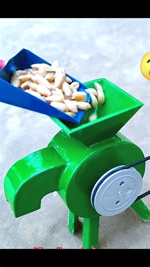 Mini Tractor Powered Flour Machine 🤯 | Tiny Atta Grinder Working #Shorts