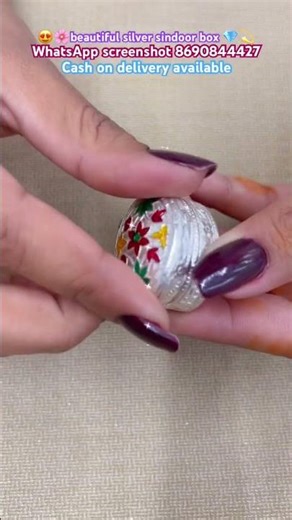 🥰✨beautiful silver sindoor box 🌸💫#youtubeshorts #viralshorts